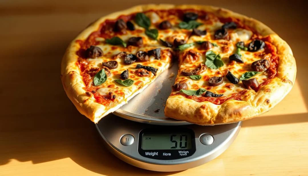 Ile gram ma kawałek pizzy? Odkryj zaskakujące wagi różnych rodzajów